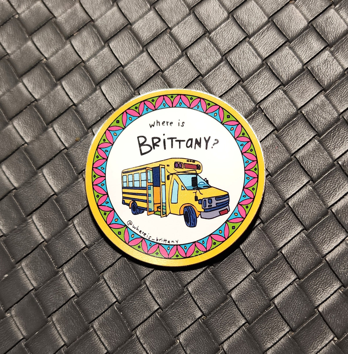 "Where is Brittany?" Single Small Magnet