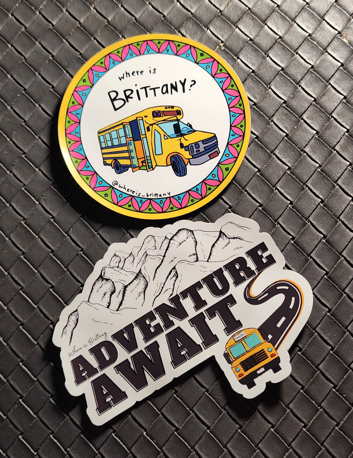 "Where is Brittany" Big Magnet 2-Pack